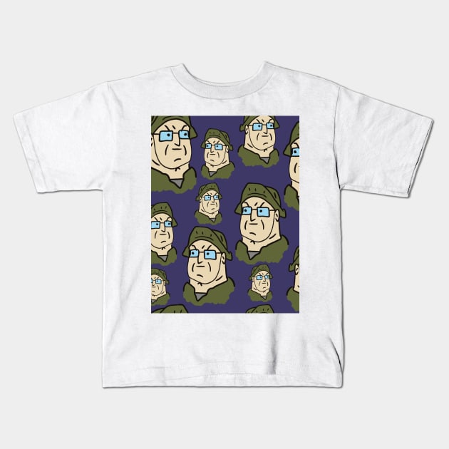 big lez pattern Kids T-Shirt by SturgesC